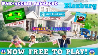 Bloxburg is FREE to PLAY & Paid-Access REWARDS!🤯