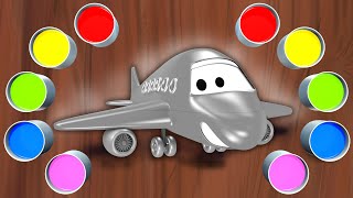 🛩️🎨 Learn Colors with Friendly Plane - Panda Bo Finger Family & Nursery Rhymes for Kids