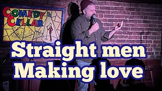 Straight men making love