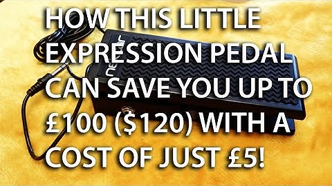 HOW TO SAVE £100 OR $120 WITH A SIMPLE LOW COST MOD | TOE SWITCH EXPRESSION PEDAL | DIAGRAM INCLUDED