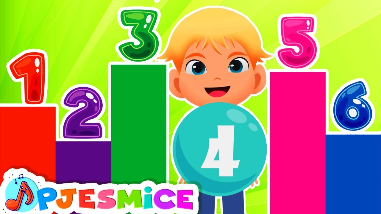 DJEČJE PJESME ♫ Učimo i mi do 10 brojati | Pjesmice za vrtić o brojevima
