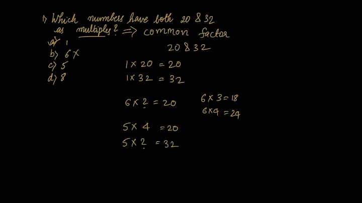 Identify Common Factors | Part 1