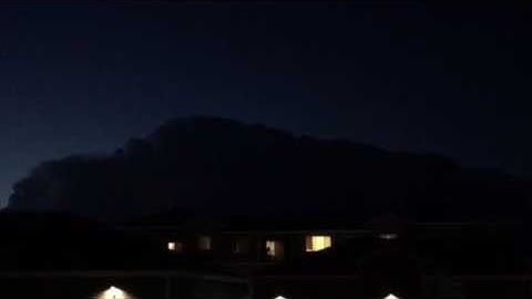 Cloud with lightning inside