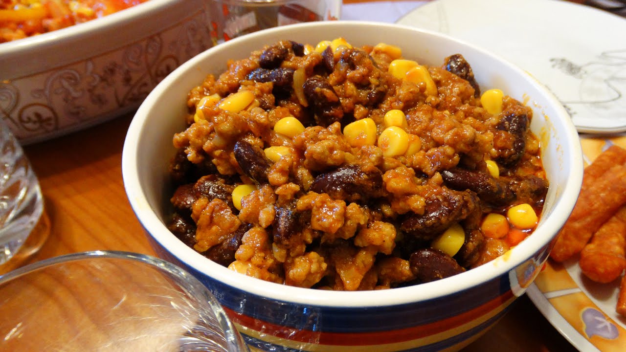Chili con carne YouTube