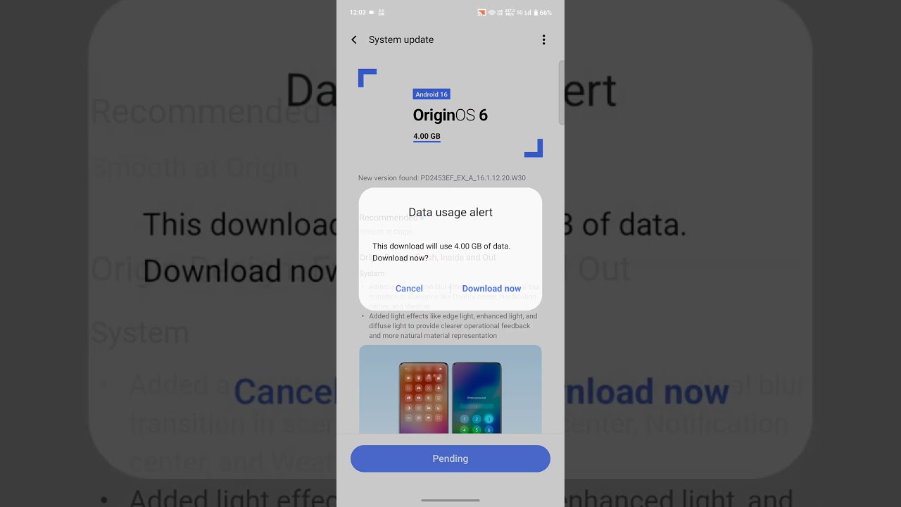 iQOO neo 10 original os 6 update 