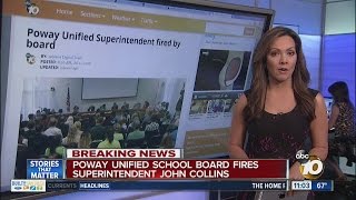 Poway Unified School Board fires superintendent John Collins