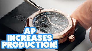 AUDEMARS PIGUET INCREASES WATCH PRODUCTION 2022 - AP Wants To Beat Patek Philippe