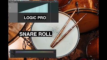LOGIC PRO - CREATE REALISTIC SNARE ROLL IN A EASY WAY