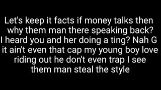 Fredo - Money Talks Ft. Dave (Official Lyrics)