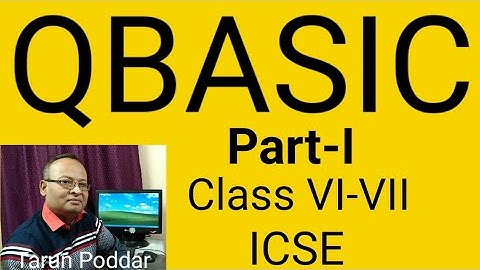 how do I start programming in Qbasic what are the Qbasic commands Qbasic programs for class 6-7