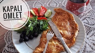 Kolay Kapalı Omlet Tarifi (Kaşarlı) l Yemek Tarifleri