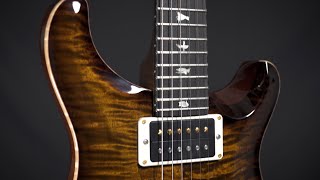 Prs Custom 24 Wood Library 10 - Top Black Gold Burst