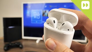 In today's video, we're testing out the how well apple airpods work as
a wireless gaming headset using usb bluetooth dongle for best hassle
free gaming...