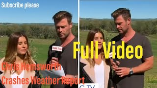 Chris Hemsworth surprise Australian Weather Report full