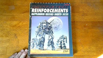 Battletech Reinforcements Record Sheets 3025