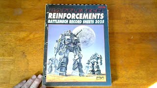 Battletech Reinforcements Record Sheets 3025