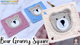 CROCHET “Bear” Granny Square | Tutotrial