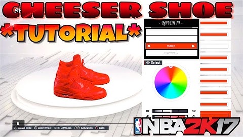 Cheeser Shoe Tutorial In NBA2K17 - 🔥Look Like A GOAT🔥 - Better Then Yeezys