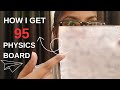 How I Scored 95 In Physics Boards 😭📚 | My Real Strategy 💯#12th #boardexam #exam #studentlife
