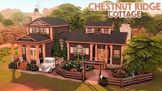 Chestnut Ridge Cottage // Horse Ranch Expansion Pack 🐎 | NO CC | The Sims 4 Speed Build