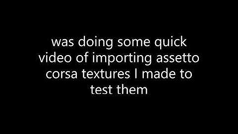 assetto corsa texture importing in roblox