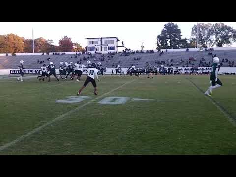 Hard run and hard tackle coming down here...SWG vs. Kiser Middle School Football...