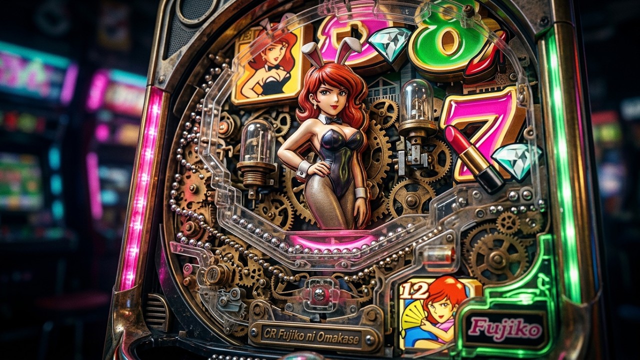 ＣＲ不二子におまかせＫ　卓上パチンコ　レア　パチンコ実機 パチンコライブ】CR不二子におまかせ【レアな機体をオートLive