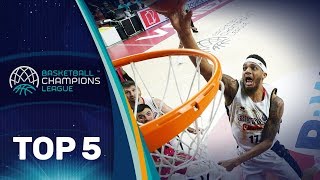 Top 5 Plays - Tuesday - Gameday 12 - Basketball Champions League 2018