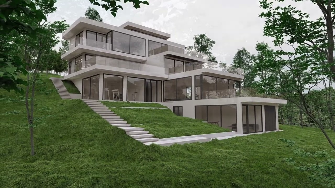 ELEGANT VILLA - Makresh - Novobërdë [VB ARCHITECTURE] - YouTube