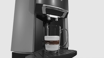 Animation 3D "Cappuccino" intégrée dans notre application 3Dswipe pour Krups Automatic Expresso