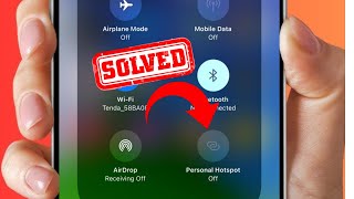 How to Fix Personal Hotspot Not Working iPhone iOS 17 / Hotspot Grayed Out in iPhone