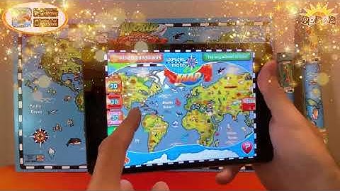 Popar World Map-Wonders & Landmarks Smart Chart Demo Video
