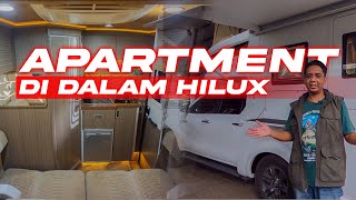 FULL REVIEW: Double Cabin Hilux jadi Motorhome Campervan Mewah