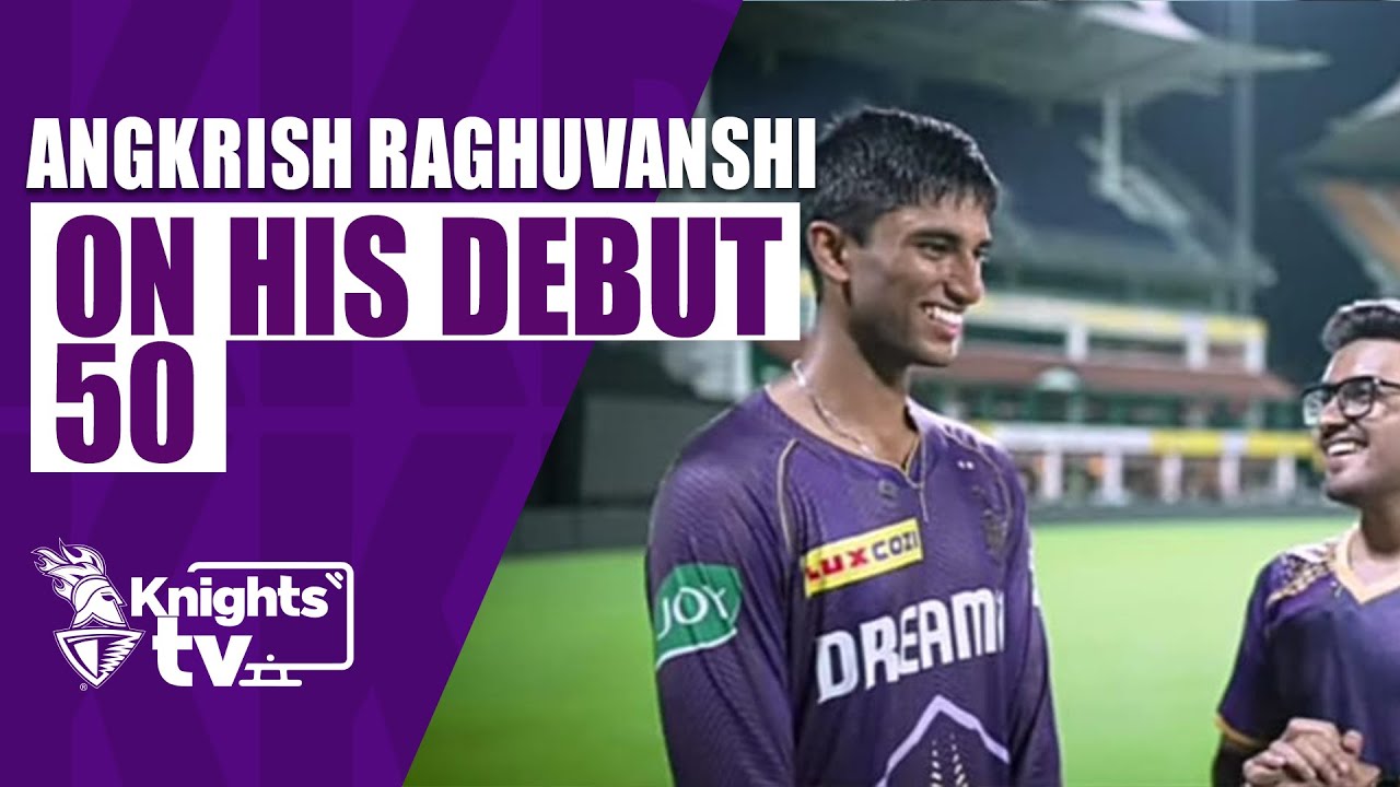 In conversation with Angkrish Raghuvanshi   KnightsTV  TATAIPL2024