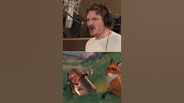 The Wild Robot (Pedro Pascal) BEHIND THE VOICE #shorts #actor #cartoon