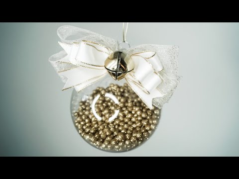 DIY: Christmas Ornament Gold || Dollar Tree