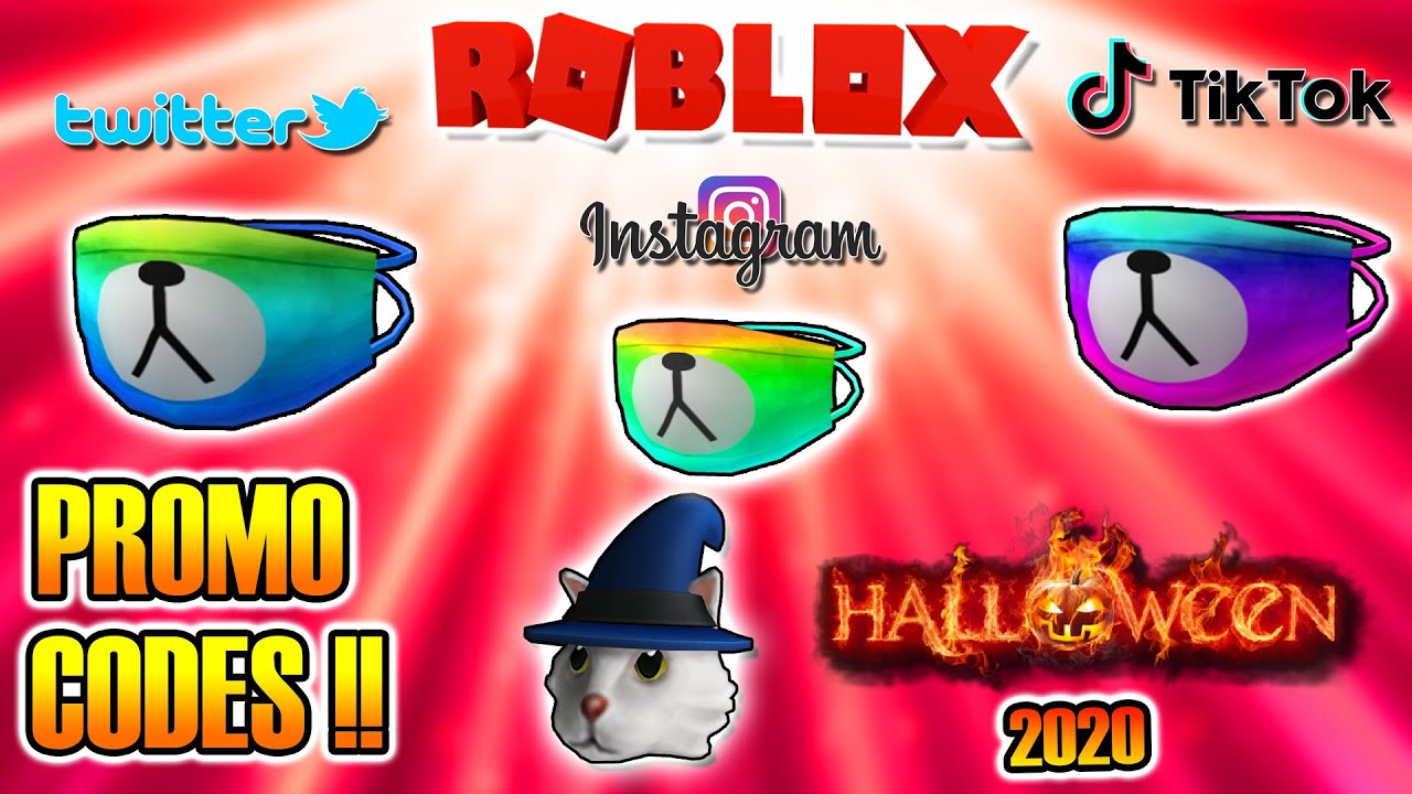 Leaks Promocodes Nuevos De Roblox 2020 Halloween Twitter Instagram Tik Tok Youtube - roblox promo code halloween