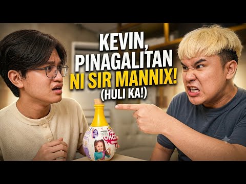 KEVIN PINAGALITAN NI SIR MANNIX 😱😭😡 #mannixfam #mannixtv #zia #marietwins #duday #kevin 