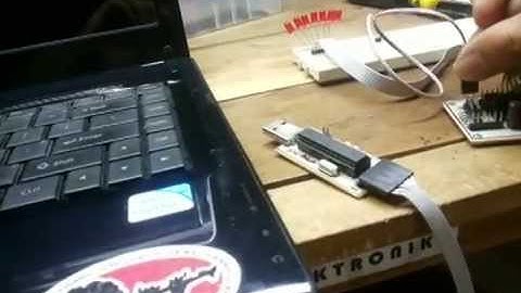 TUTORIAL MEMBUAT LED BERJALAN KANAN KIRI DENGAN BASCOM AVR