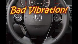 Honda Accord Sport Steering Wheel Vibration Problem? CVT Transmission