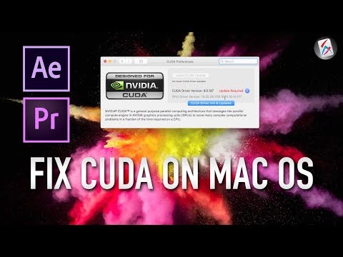 cuda driver high sierra