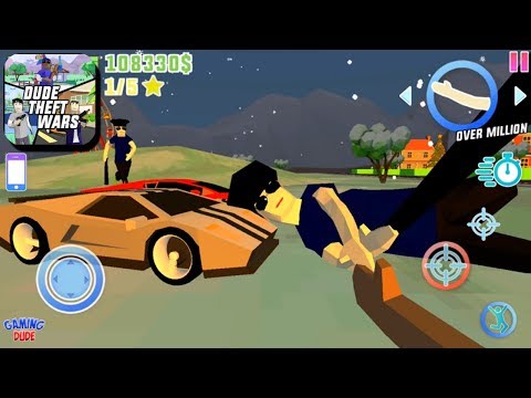 dude-theft-wars:-open-world-sandbox-simulator-beta---trolling-police-episode-|-android-gameplay-hd