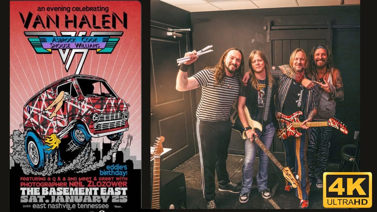 Van Halen Tribute: Eddie's Birthday Bash at The Basement East, Nashville | January 25, 2025 | 4K