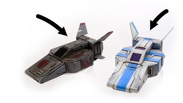 How to Scratchbuild Spaceships from Styrene / VX-7 Tutorial