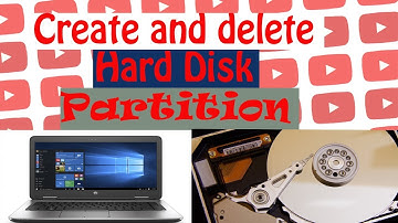 How to create and delete hard disk partition [Bangla tutorial]