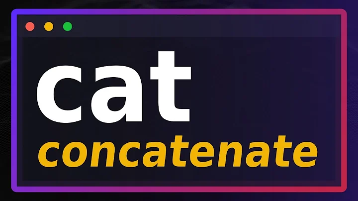 CAT Command In Linux - NOT Another Cat Video 🐱