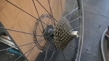 Remove cassette with impact gun and no chain whip