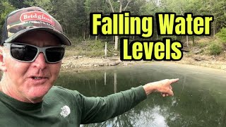 How Bass React To Dropping Water Levels…(Techniques And Strategies)