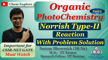 Norrish Type-2 Reaction | Photochemistry | Very Important for CSIR-NET GATE | Easy Tricks | In Hindi