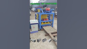 Clay cement concrete brick making machine automatic block machinery lowest price #building